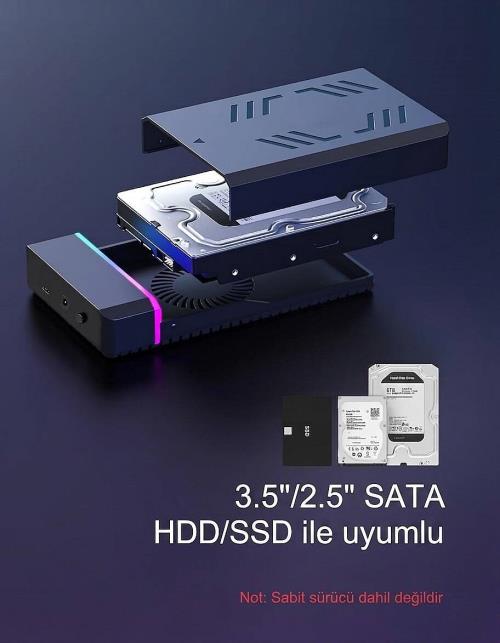 MOLİX 3.5" USB3.0 SATA3 DISK KUTUSU USB TYPE-C MX-3436